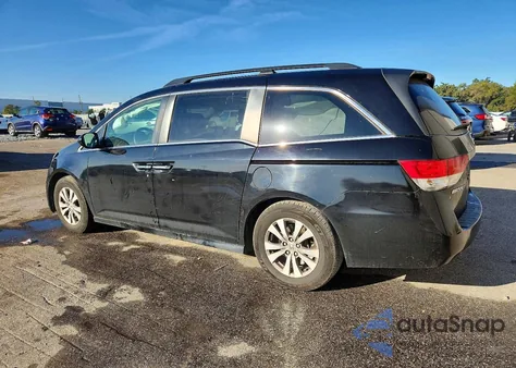2014 Honda Odyssey Ex z USA, uszkodzony, nr VIN 5FNRL5H49EB025314
